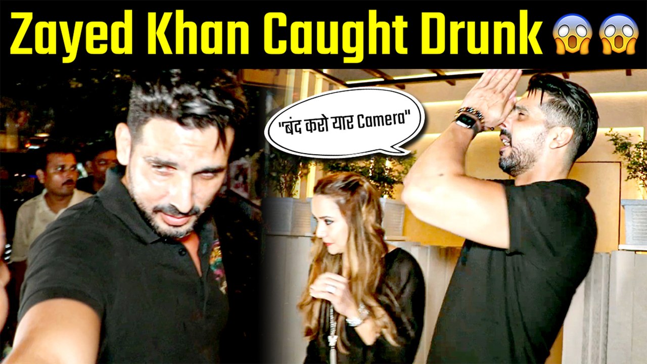 Main Hoon Na Star Zayed Khan Caught Heavily Drunk After Dinner - video  Dailymotion