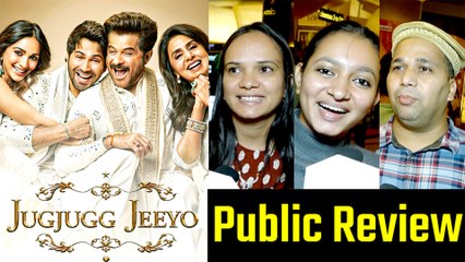 Video herunterladen: Watch: JugJugg Jeeyo Movie Review By Audience On Day 1