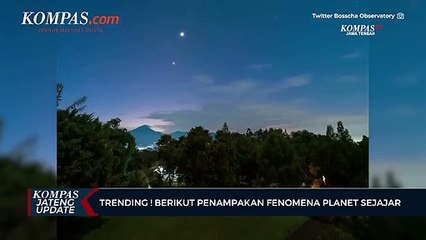 Trending ! Berikut Penampakan Fenomena Planet Sejajar