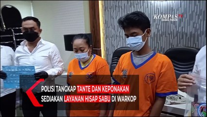Polisi Tangkap Tante dan Keponakan Sediakan Layanan Hisap Sabu di Warkop
