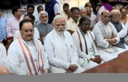 Draupadi Murmu ने राष्ट्रपति पद के लिए दाखिल किया नामांकन, PM Modi समेत तमाम दिग्गज नेता रहे मौजूद