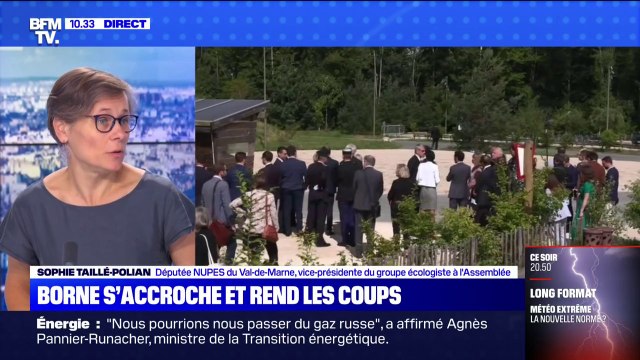 Sophie Taillé-Polian, députée Nupes du Val-de-Marne, juge indispensable qu'Élisabeth Borne se soumette à un vote de confiance