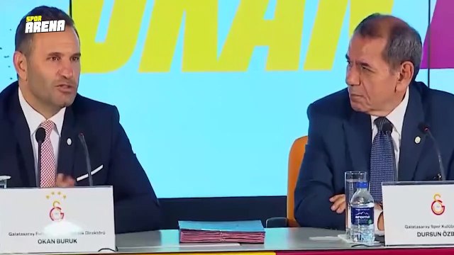 Galatasaray'da yeni teknik direktör Okan Buruk için imza töreni düzenlendi