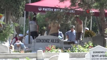 Mahmut Ustaosmanoğlu'nun defnedileceği alanda son hazırlıklar yapılıyor