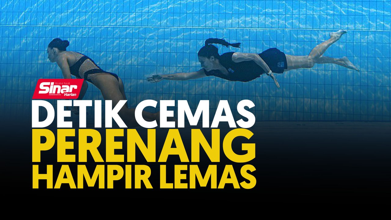 Detik cemas perenang hampir lemas