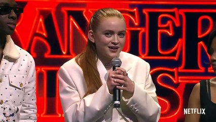 Caleb McLaughlin, Sadie Sink & Priah Ferguson - Stranger Things 4 - World Premiere - Netflix