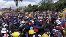 Suben a cuatro los muertos en las protestas de Ecuador, piden la dimisión de Lasso