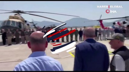 Cumhurbaşkanı Erdoğan, yangın bölgesinden bilgi aldı