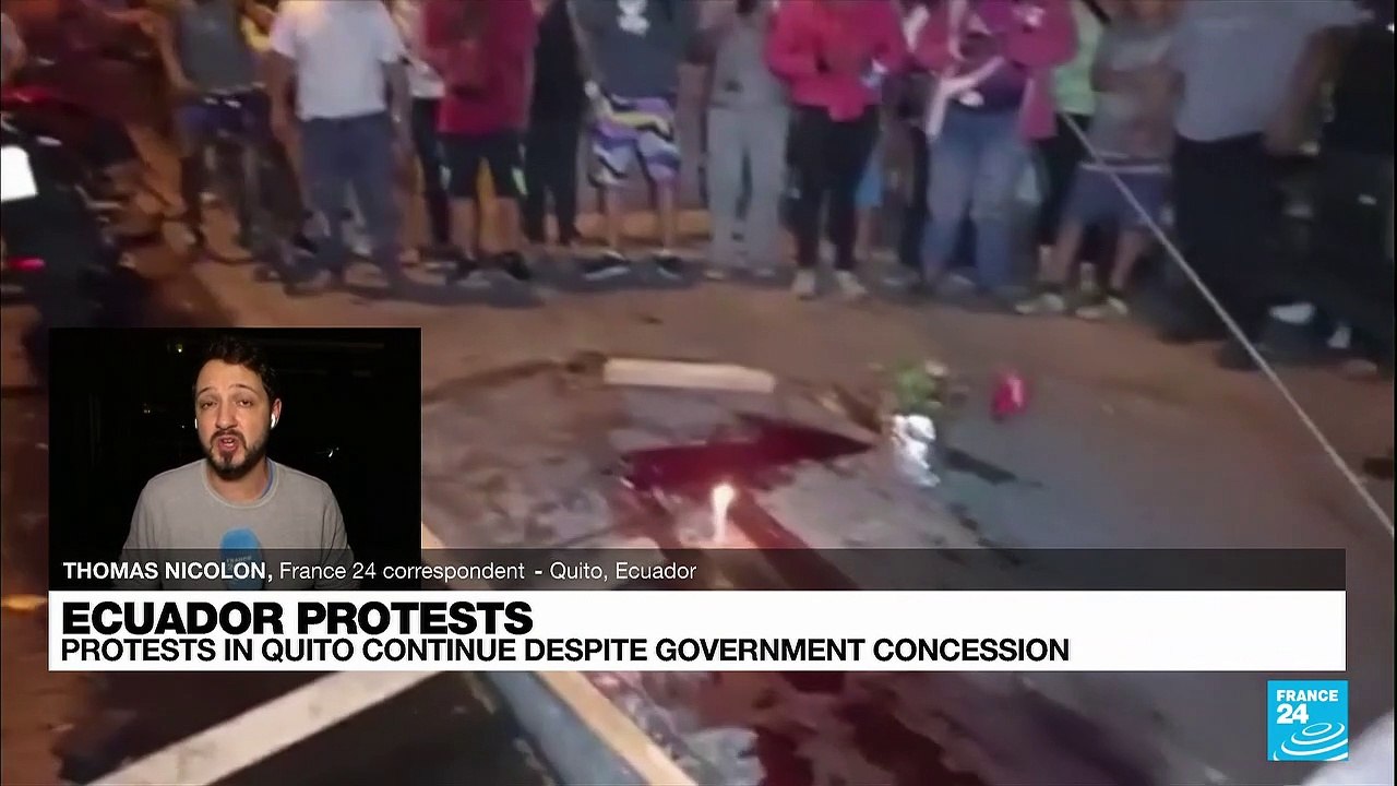 Ecuador indigenous protests carry on despite small concession