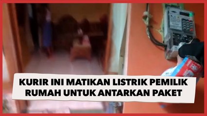 Kurir Ini Matikan Listrik Pemilik Rumah untuk Antarkan Paket, Netizen: Tampan dan Pemberani