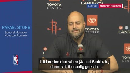 'The best shooter in the Draft' - Rockets pick Jabari Smith Jr.