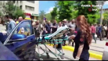 Şehrin göbeğinde yol kesip kadın sürücüyü vurdu!