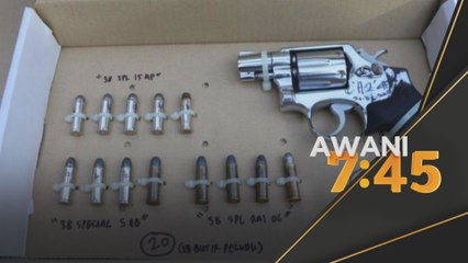 Kes Tembak | Polis temui pistol, peluru hidup milik penjenayah