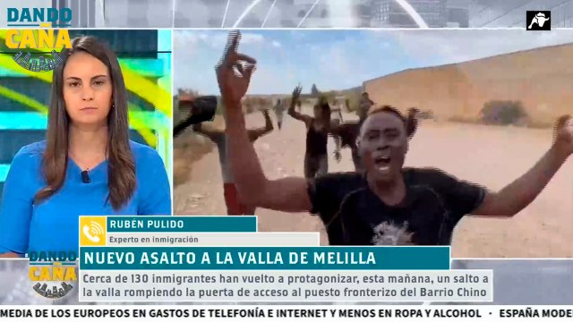 Rubén Pulido confirma que 130 ilegales han conseguido entrar tras un salto violento y organizado a la valla de Melilla