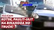 Kotse, paulit-ulit na binangga ng truck! | GMA News Feed