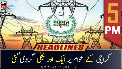ARY News Headlines | 5 PM | 24th June 2022