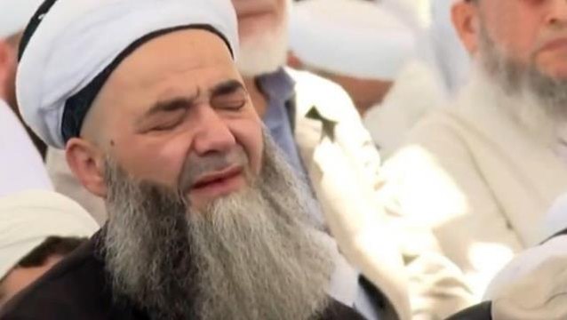 Mahmut Ustaosmanoğlu'nun cenazesinde Cübbeli Ahmet Hoca hüngür hüngür ağladı