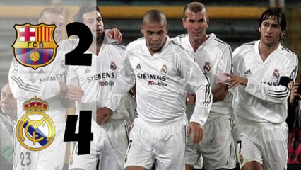 من الذاكرة | كلاسيكو ريال مدريد 4 - 2 برشلونة / 2005 / HD