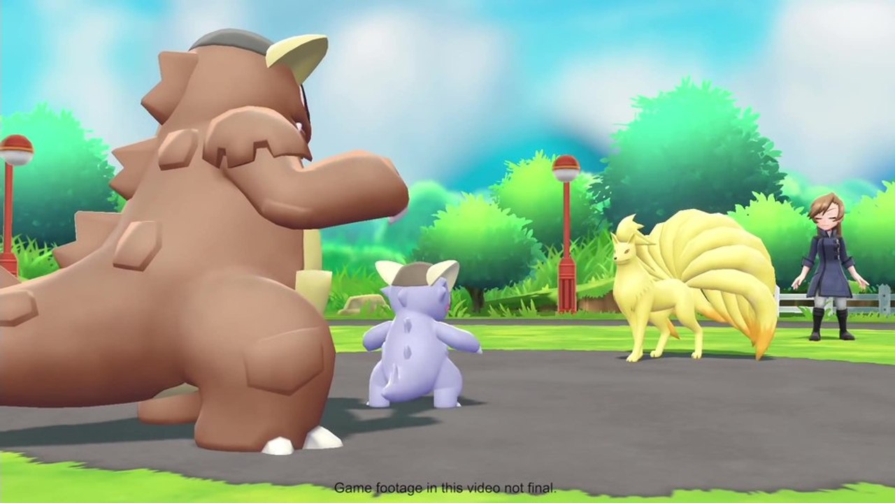 Pokémon Let's Go - Gameplay-Trailer entfesselt Macht von Mega-Garados & Mega-Kangama