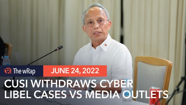 Cusi withdraws libel complaints vs 7 news outlets