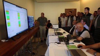 Bakan Kirişci, Hava Araçları Yangın Koordinasyon Merkezi'ni ziyaret etti