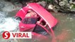 Car driven off into river in Tapah