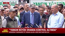 Cumhurbaşkanı Erdoğan, Marmaris'te yangın bölgesinde: Caydırıcı olacaksa cezası idam olmalı