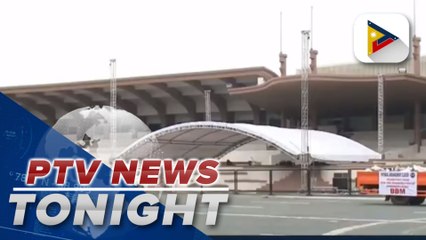 Preparations on Quirino Grandstand ongoing for the upcoming 'Salamat, PRRD' thanksgiving event