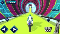 Superhero Tricky Bike Stunt GT - 3D Motor Bike Stunts Driver - Android GamePlay