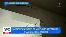 Aumenta número de viviendas afectadas tras sismo en Jalisco