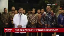 Ketua Umum Demokrat AHY Kunjungi Kediamannya, Prabowo : Terima Kasih, Kami Ingin Terus Bekerja Sama