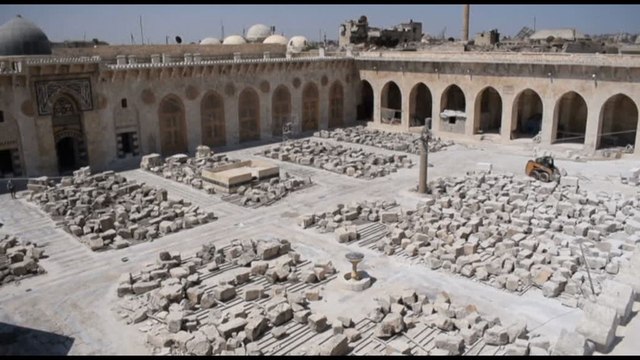 Dopo la guerra: a Aleppo il restauro della moschea degli Omayyadi