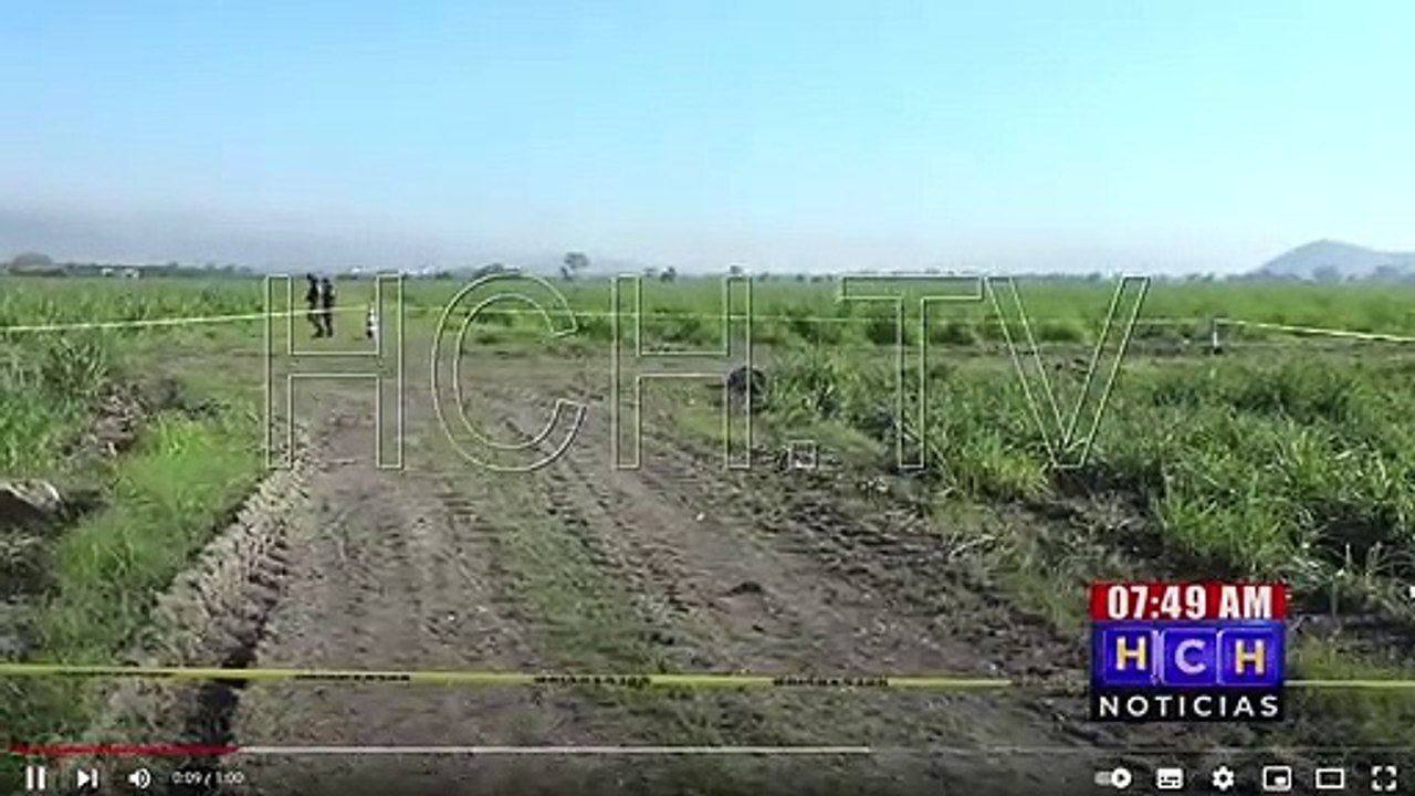 ¡Embolsado! dejan cadáver de una persona en cañeras de Chamelecón