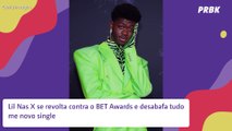 Lil Nas X faz xixi em troféu e detona o BET Awards em nova música