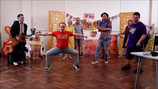 The Camden Cat with Superstar Arts, performing for their 10-year anniversary Danceathon