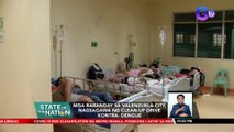 Mga barangay sa Valenzuela City, nagsagawa ng clean-up drive kontra- dengue | SONA