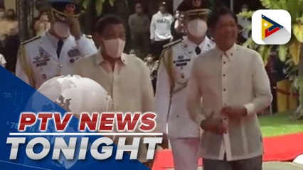 Ex-Pres. Duterte welcomes PBBM to the Palace as part of tradition