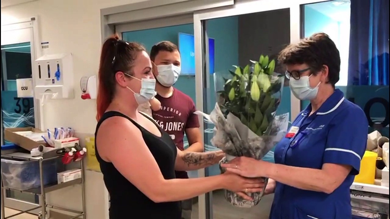 Claire Chapman with Monika and Mateusz