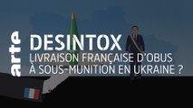 Livraison française d’obus à sous-munition en Ukraine ? | Désintox | ARTE