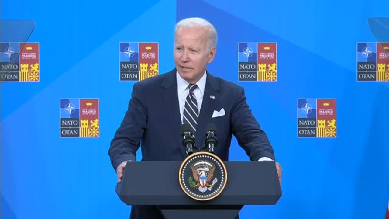 Biden asegura que la OTAN se ha vuelto "más fuerte y unida" tras la invasión rusa de Ucrania