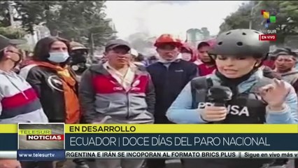 Ecuador: Miles de protestantes continúan movilizados en contra del gobierno nacional