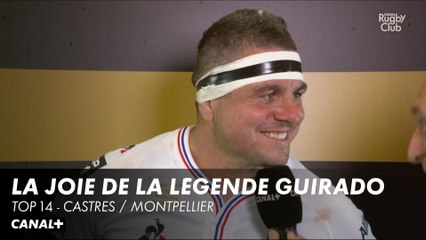 La joie de la légende Guirado - Finale Top 14 - Castres / Montpellier