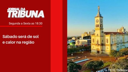 Sábado será de sol e calor na região