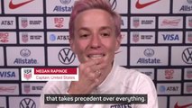 Rapinoe makes impassioned statement on Roe v Wade