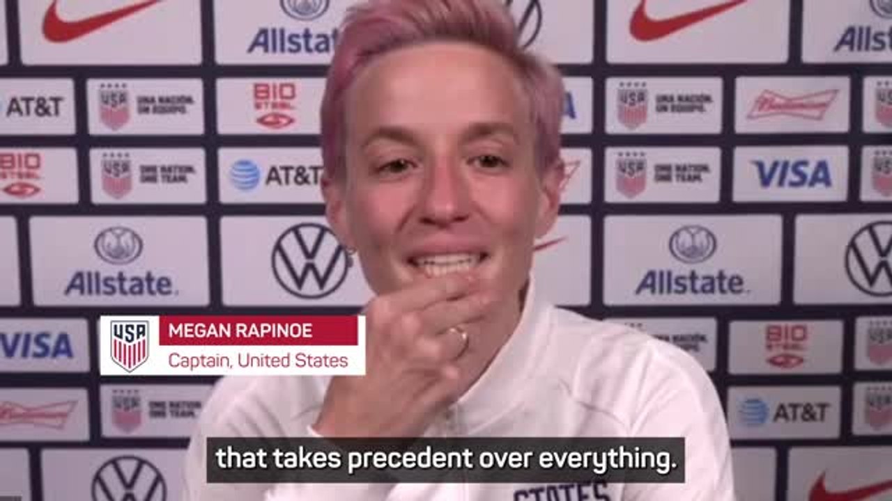 Rapinoe makes impassioned statement on Roe v Wade