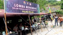 Meriahkan HUT Bhayangkara ke-76, Polres Melawi Gelar Lomba Menembak