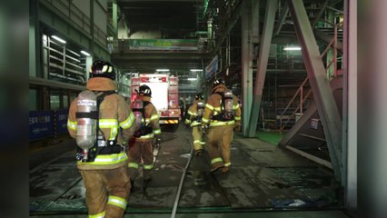 충남 보령화력발전소에서 불...3시간여 만에 꺼져 / YTN