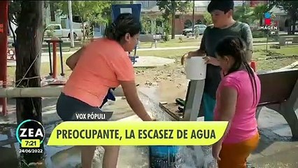 Escasez de agua preocupa a habitantes de la CDMX