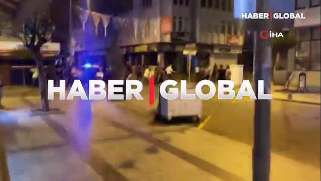 Alacak verecek meselesinde kan aktı! Silahlı, bıçaklı, sopalı kavga kamerada