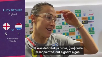 Bronze admits to fluke goal in England win over Netherlands